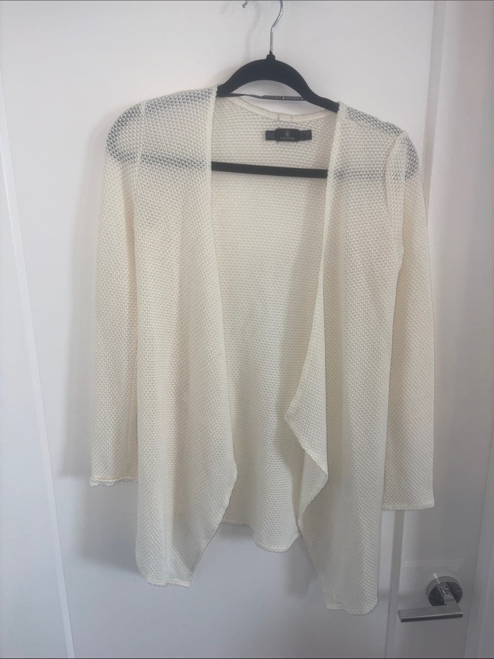 Volcom Ivory Open-Front Lightweight Women's Cardigan